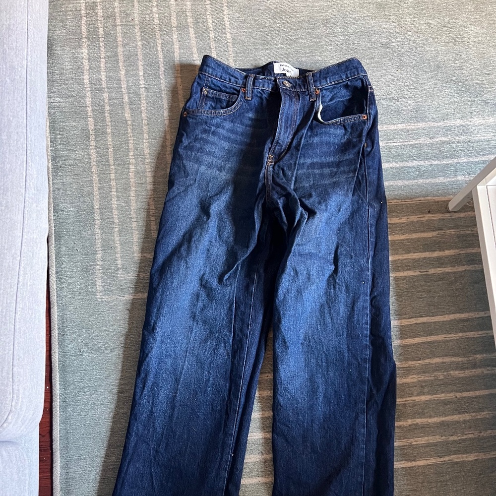 Reformation dark wash jeans